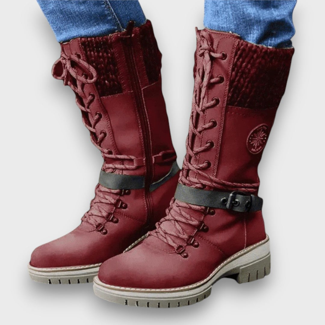 Lorraine | Lace-Up Winter Boots