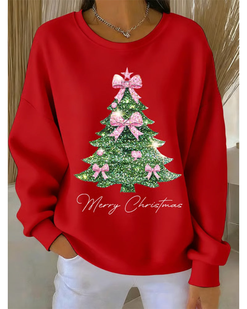 Elise | Festive Christmas Print Sweatshirt