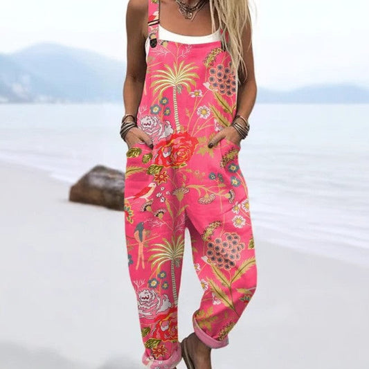 Ambre | Jumpsuit met bloemendessin en vloeiende elegantie
