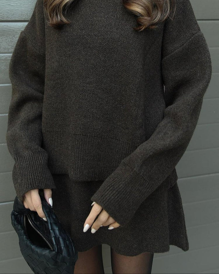 Elise | Knit Sweater & Skirt Set