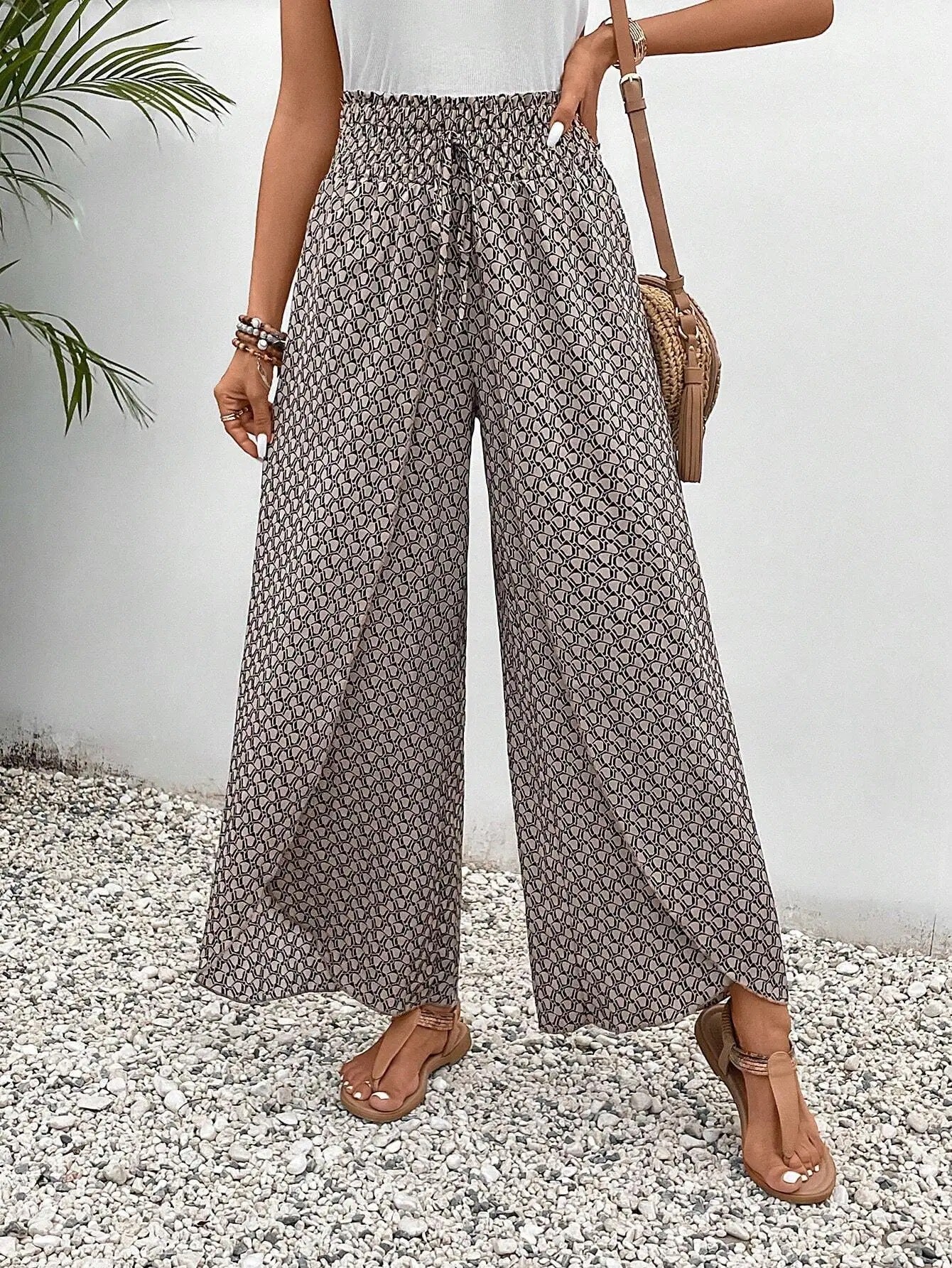 Celeste | Zomerse broek met Print