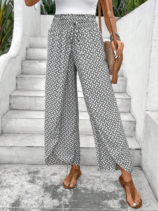 Celeste | Zomerse broek met Print