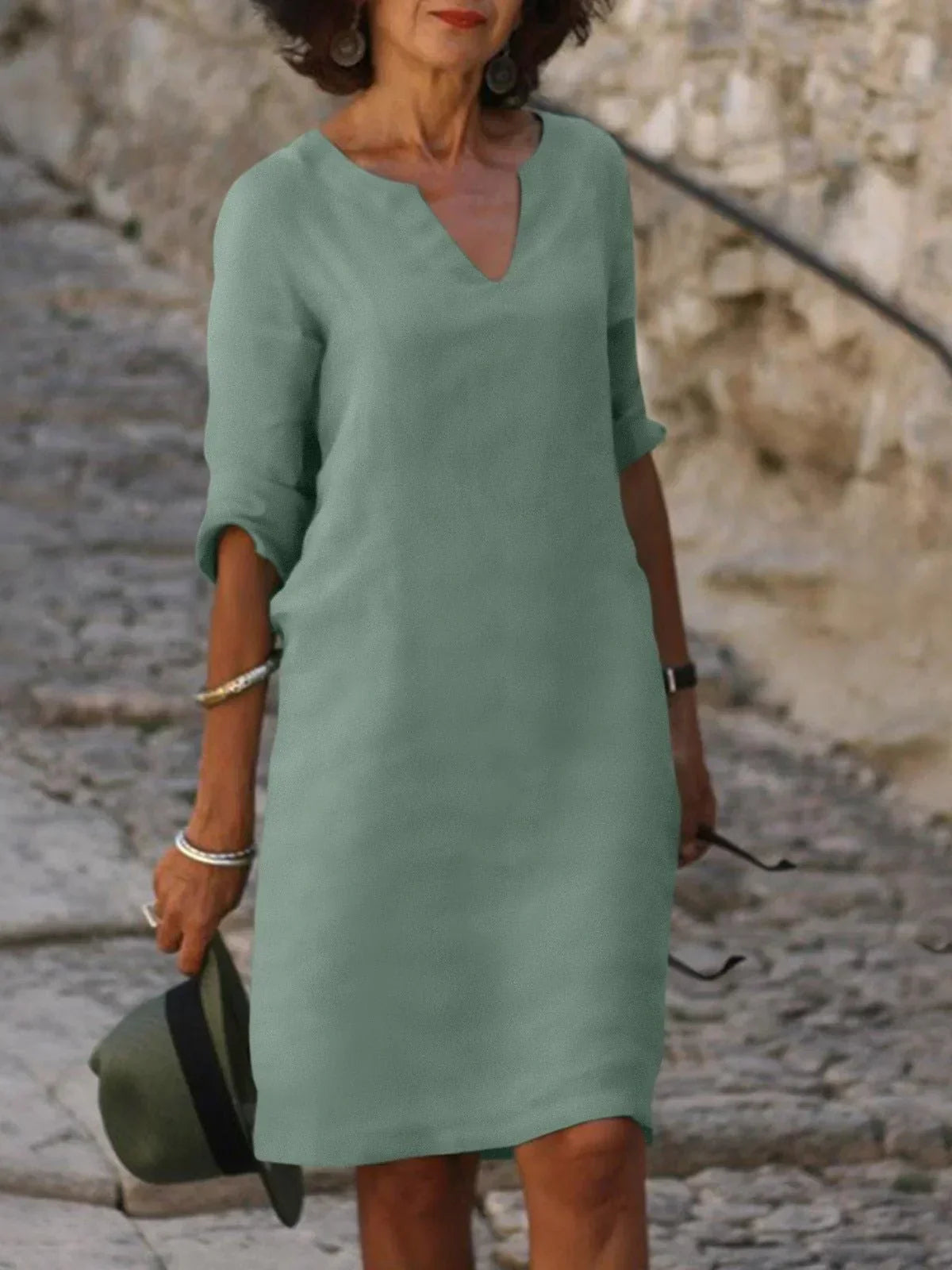 Celeste™ | V-hals Jurk