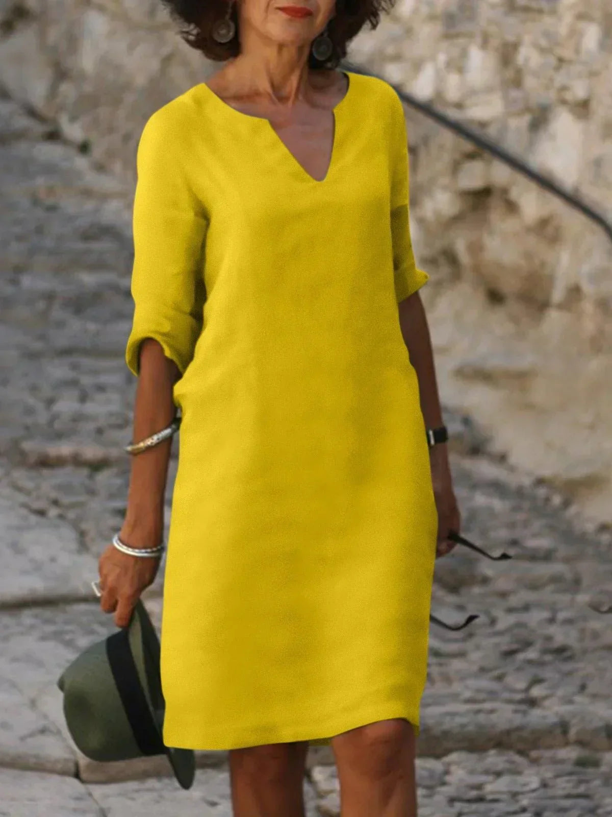 Celeste™ | V-hals Jurk