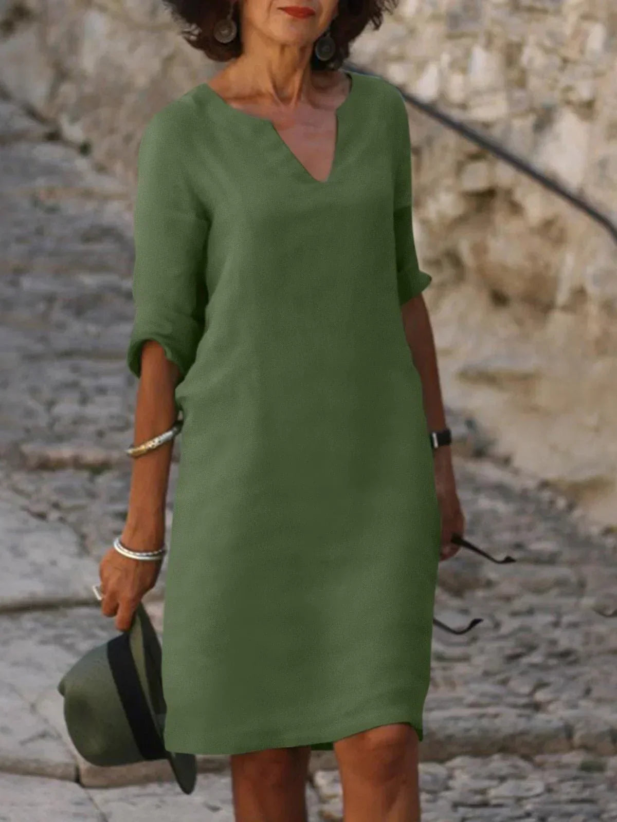 Celeste™ | V-hals Jurk