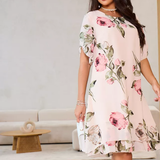 Amélie | Chiffon Maxi-Jurk