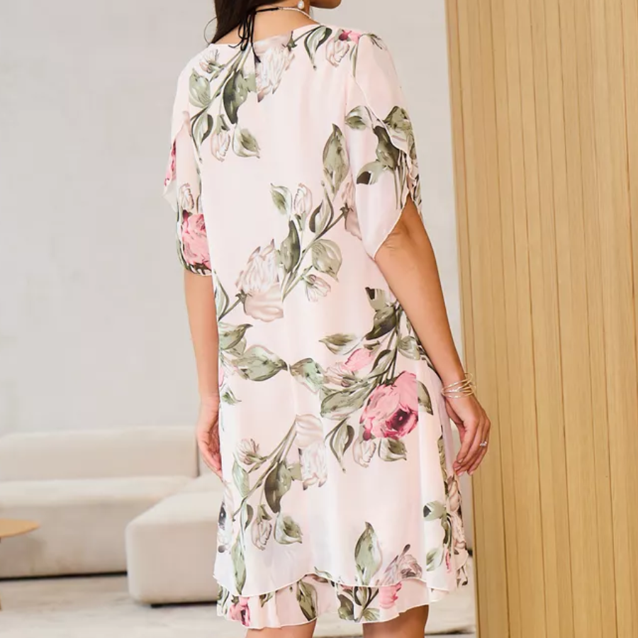 Amélie | Chiffon Maxi-Jurk