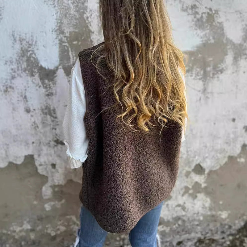 Amelia | Button Down Soft Vest