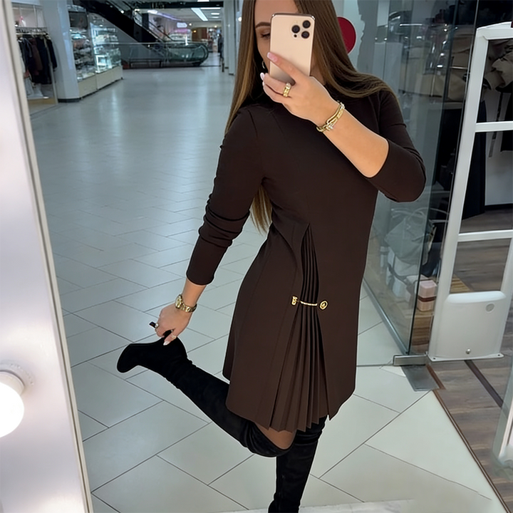 Marielle | Pleated Midi Dress