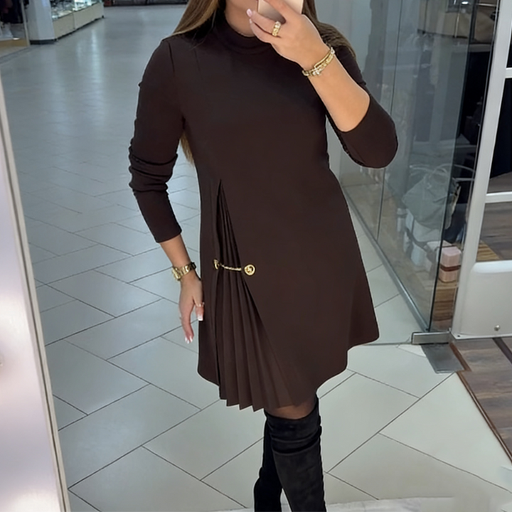 Marielle | Pleated Midi Dress