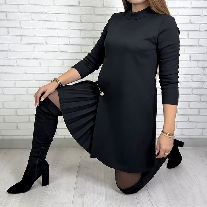 Marielle | Pleated Midi Dress