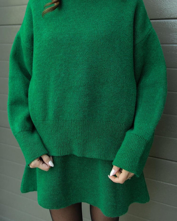 Elise | Knit Sweater & Skirt Set