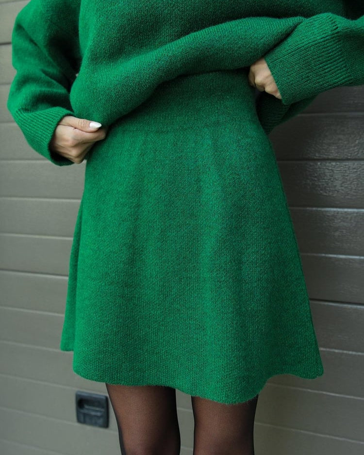 Elise | Knit Sweater & Skirt Set